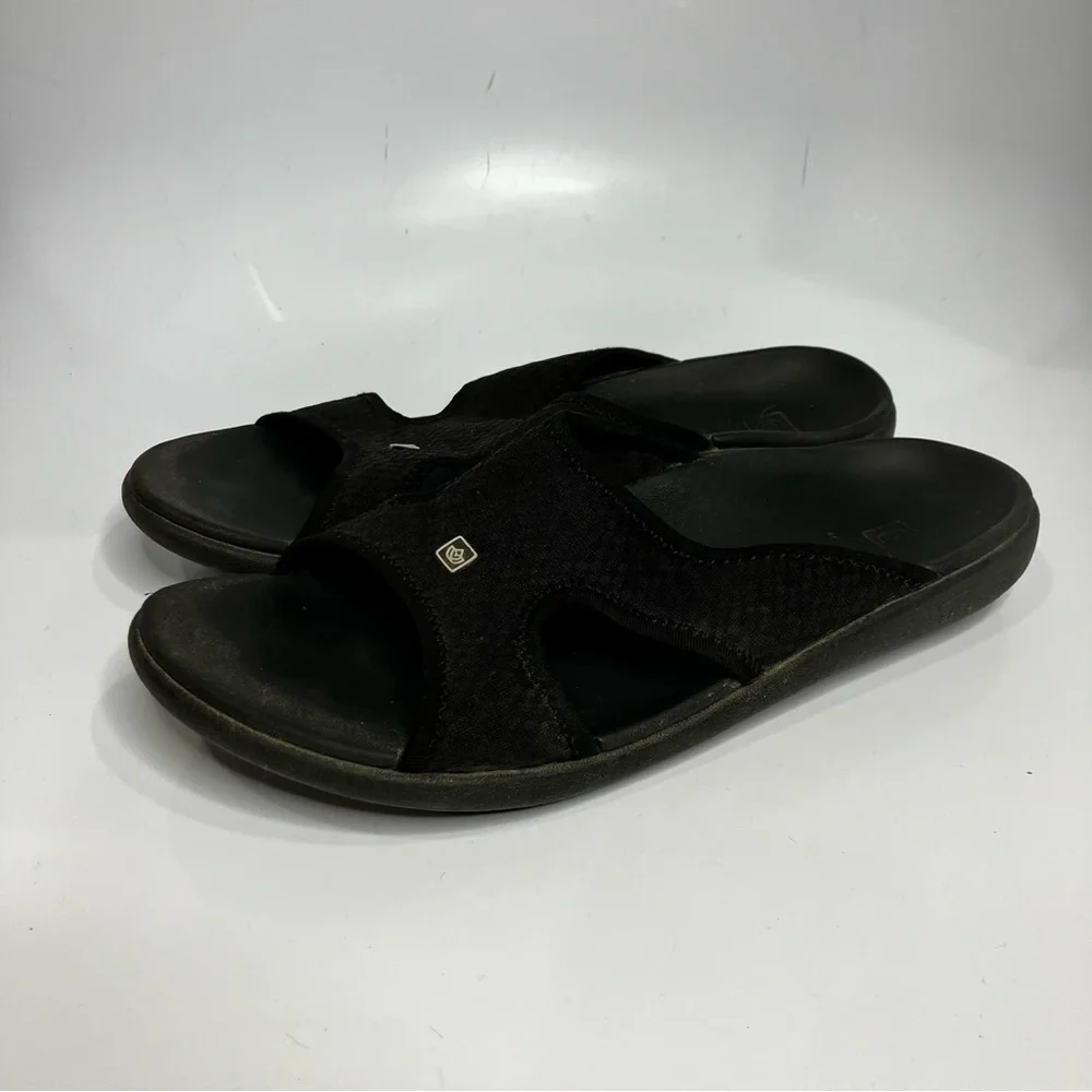 Spenco Breeze Men’s orthotics slides‎ black size 10